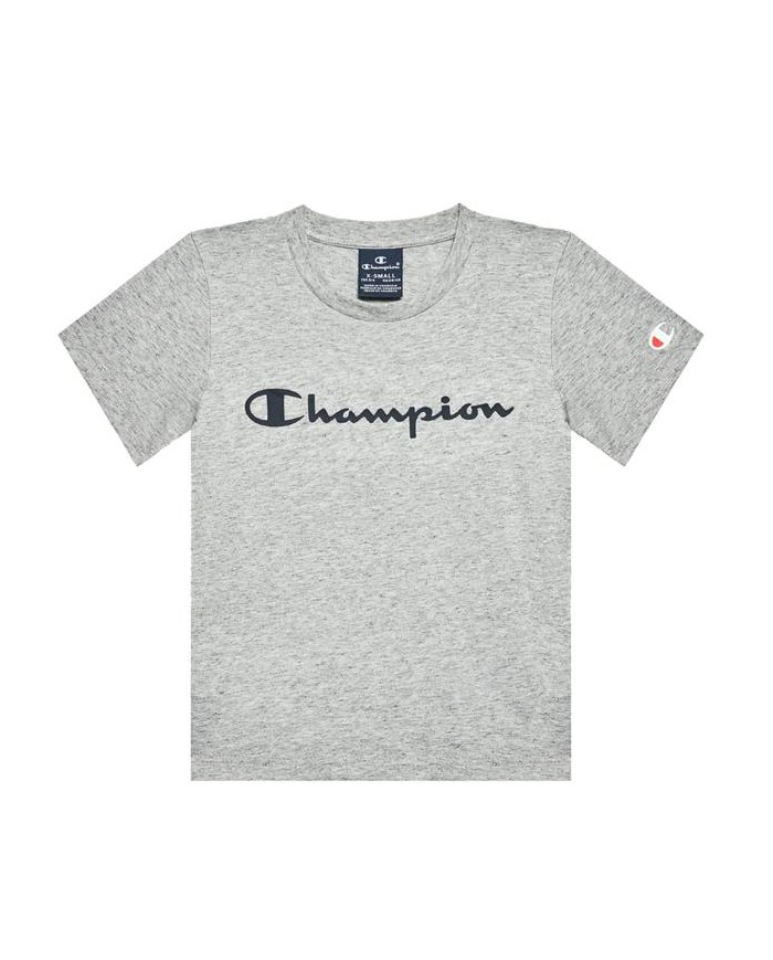 Koszulka dziecięca Champion CREWNECK T-SHIRT 305908EM021 Szara - Sklep online Mastersport