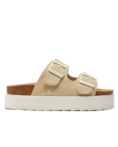 Klapki damskie ONeill PLATFORM SLIDER WOMEN LOW 9024101973D Beżowe - Sklep online Mastersport