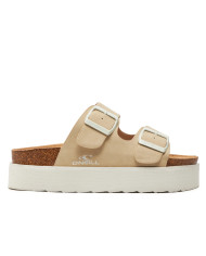 Klapki damskie ONeill PLATFORM SLIDER WOMEN LOW 9024101973D Beżowe - Sklep online Mastersport