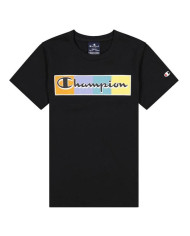 Koszulka dziecięca Champion CREWNECK T-SHIRT 305940KK001 Czarna - Sklep online Mastersport