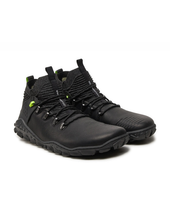 Buty męskie Vivobarefoot MAGNA FOREST ESC MENS OBSIDIAN/LIME 309082-02 Czarne - Sklep online Mastersport