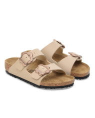 Klapki Birkenstock ARIZONA KIDS FLOWER BUCKLE BF 1030439 Beżowe - Sklep online Mastersport