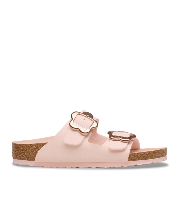 Klapki Birkenstock ARIZONA KIDS FLOWER BUCKLE BF 1031607 Różowe - Sklep online Mastersport