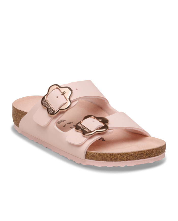 Klapki Birkenstock ARIZONA KIDS FLOWER BUCKLE BF 1031607 Różowe - Sklep online Mastersport