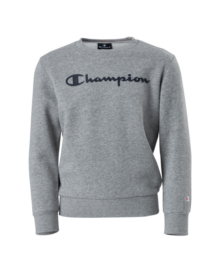 Bluza dziecięca Champion CREWNECK SWEATSHIRT 305360EM006 Szara - Sklep online Mastersport