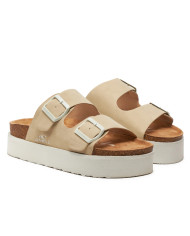 Klapki damskie ONeill PLATFORM SLIDER WOMEN LOW 9024101973D Beżowe - Sklep online Mastersport