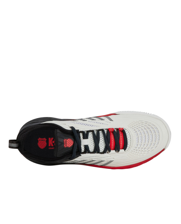 Buty męskie K-Swiss HYPERCOURT 2 CLAY 09072-104-M Białe - Sklep online Mastersport