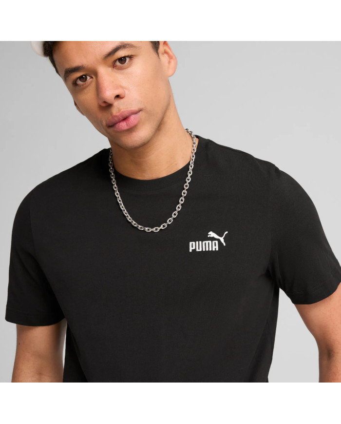 Koszulka męska Puma ESS SMALL LOGO TEE 68253401 Czarna - Sklep online Mastersport