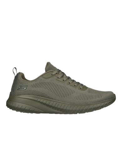 Buty męskie Skechers BOBS SQUAD CHAOS-PRISM BOLD 118000OLV Zielone - Sklep online Mastersport