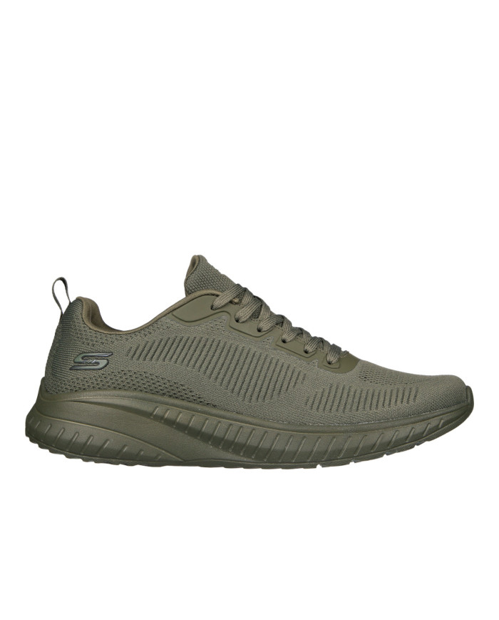 Buty męskie Skechers BOBS SQUAD CHAOS-PRISM BOLD 118000OLV Zielone - Sklep online Mastersport