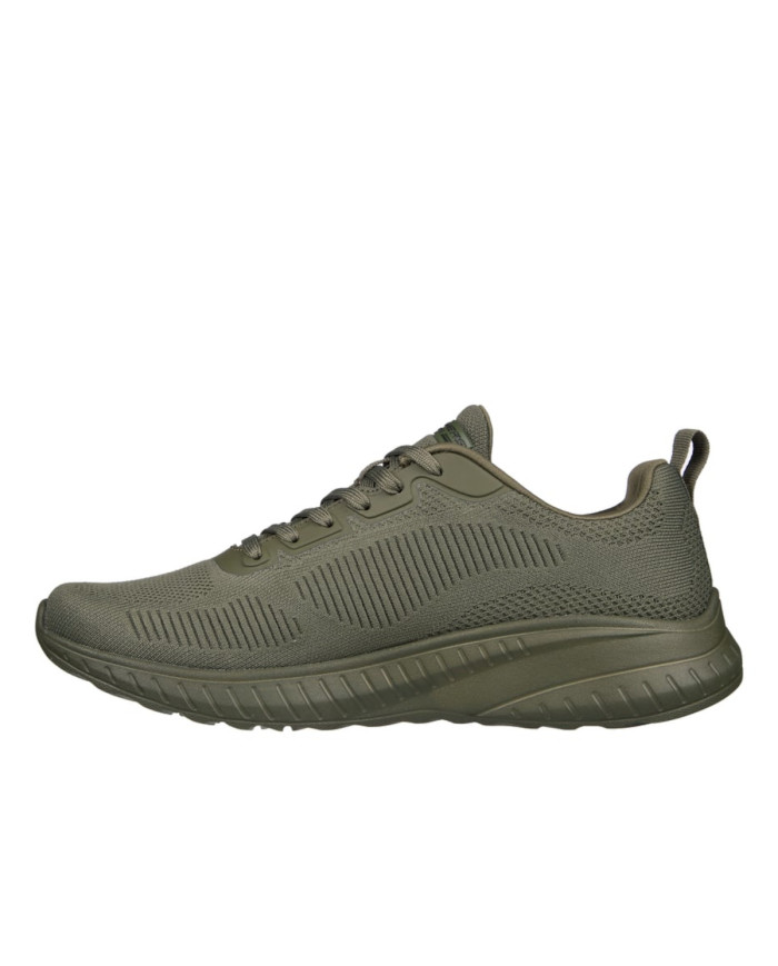 Buty męskie Skechers BOBS SQUAD CHAOS-PRISM BOLD 118000OLV Zielone - Sklep online Mastersport