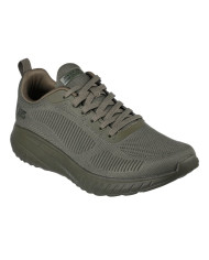 Buty męskie Skechers BOBS SQUAD CHAOS-PRISM BOLD 118000OLV Zielone - Sklep online Mastersport