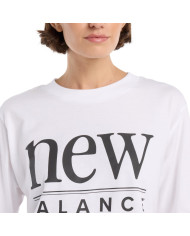 Koszulka damska New Balance REIMAGINED RELAXED T-SHIRT WT61V5OPWT Biała - Sklep online Mastersport