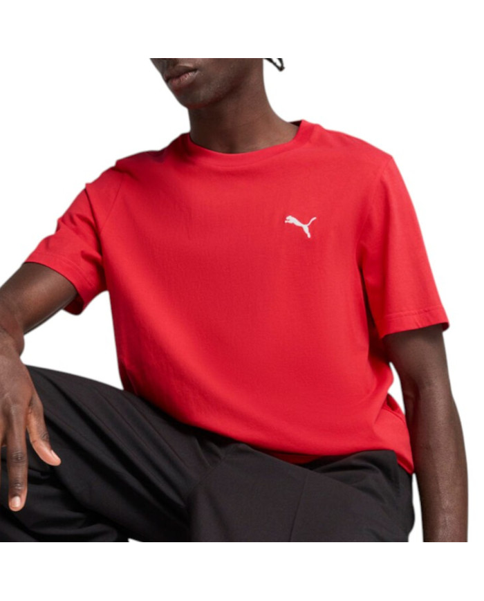 Koszulka męska Puma ESS SMALL LOGO TEE 68253811 Czerwona - Sklep online Mastersport