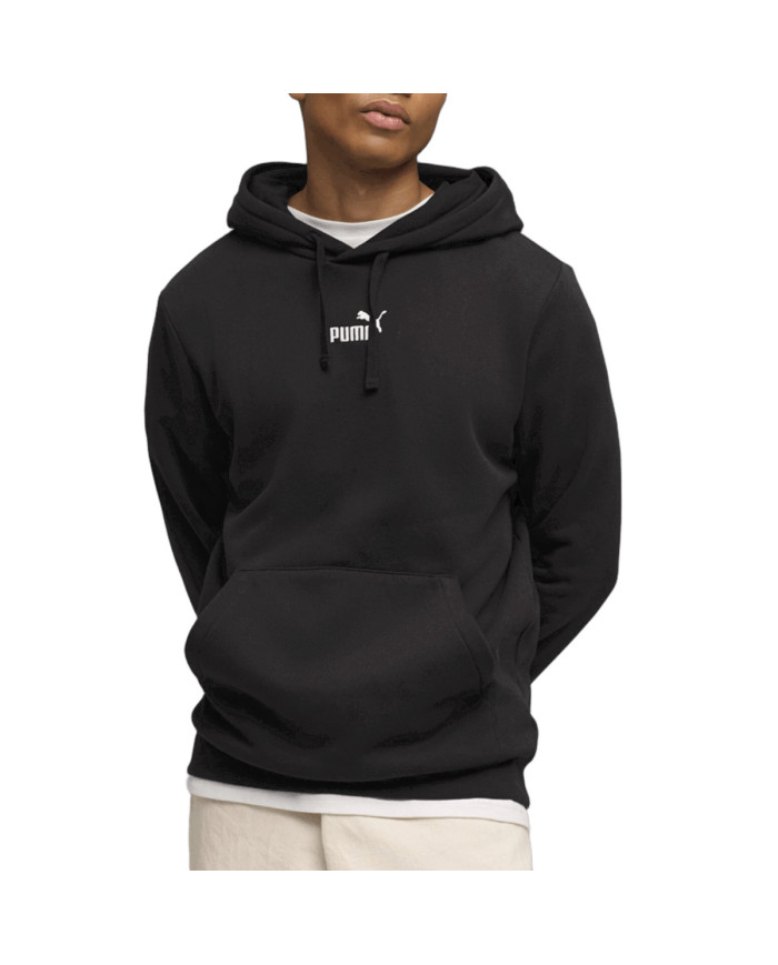 Bluza męska Puma ESS SMALL NO 1 LOGO CENTERED HOODIE FL 69291401 Czarna - Sklep online Mastersport
