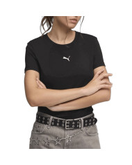 Koszulka damska Puma ESS CENTERED CAT LOGO TEE 69291601 Czarna - Sklep online Mastersport