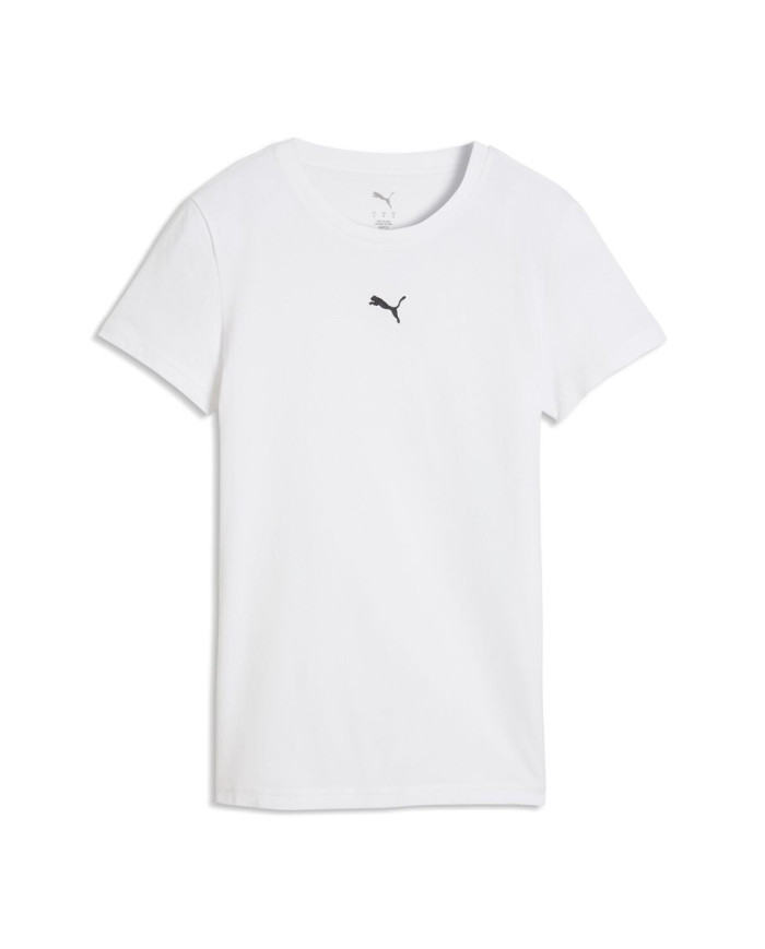 Koszulka damska Puma ESS CENTERED CAT LOGO TEE 69291602 Biała - Sklep online Mastersport