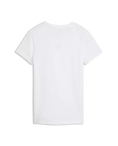 Koszulka damska Puma ESS CENTERED CAT LOGO TEE 69291602 Biała - Sklep online Mastersport
