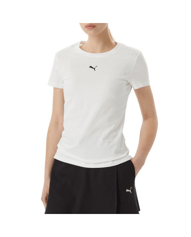 Koszulka damska Puma ESS CENTERED CAT LOGO TEE 69291682 Biała - Sklep online Mastersport