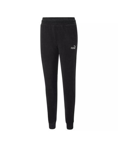 Spodnie męskie Puma ESS+ VELOUR PANTS 84996501 Czarne - Sklep online Mastersport