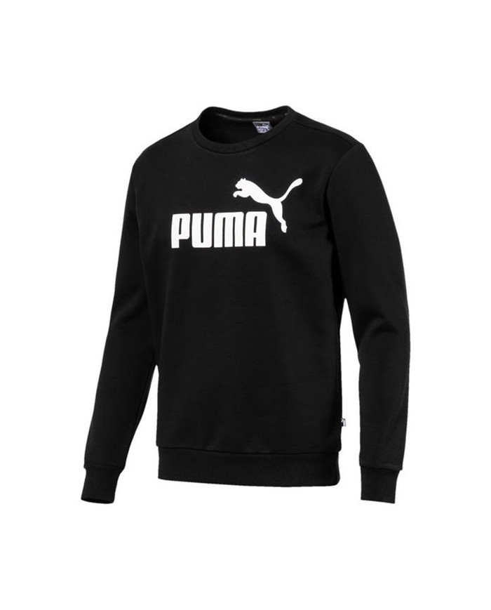 Bluza męska Puma ESS LOGO CREW SWEAT 85174701 Czarna - Sklep online Mastersport