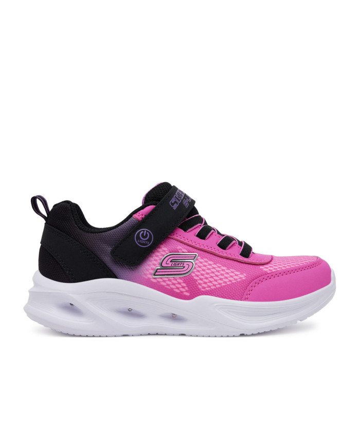 Buty dziecięce Skechers SKECHERS SOLA GLOW OMBRE DELUXE 303714LBKHP Różowe - Sklep online Mastersport