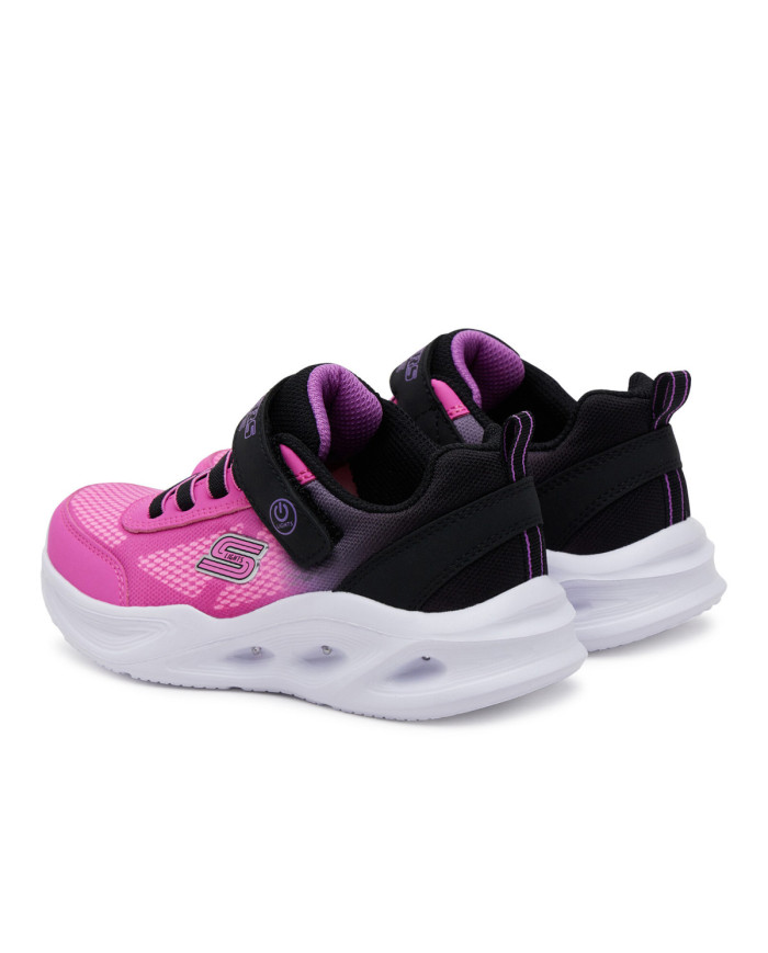 Buty dziecięce Skechers SKECHERS SOLA GLOW OMBRE DELUXE 303714LBKHP Różowe - Sklep online Mastersport