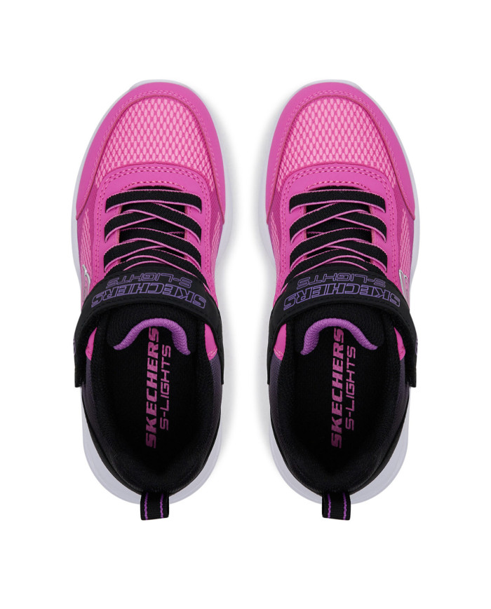 Buty dziecięce Skechers SKECHERS SOLA GLOW OMBRE DELUXE 303714LBKHP Różowe - Sklep online Mastersport