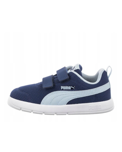 Buty dziecięce Puma COURTFLEX V3 MESH INF 39808619 Granatowe - Sklep online Mastersport