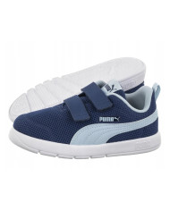 Buty dziecięce Puma COURTFLEX V3 MESH INF 39808619 Granatowe - Sklep online Mastersport