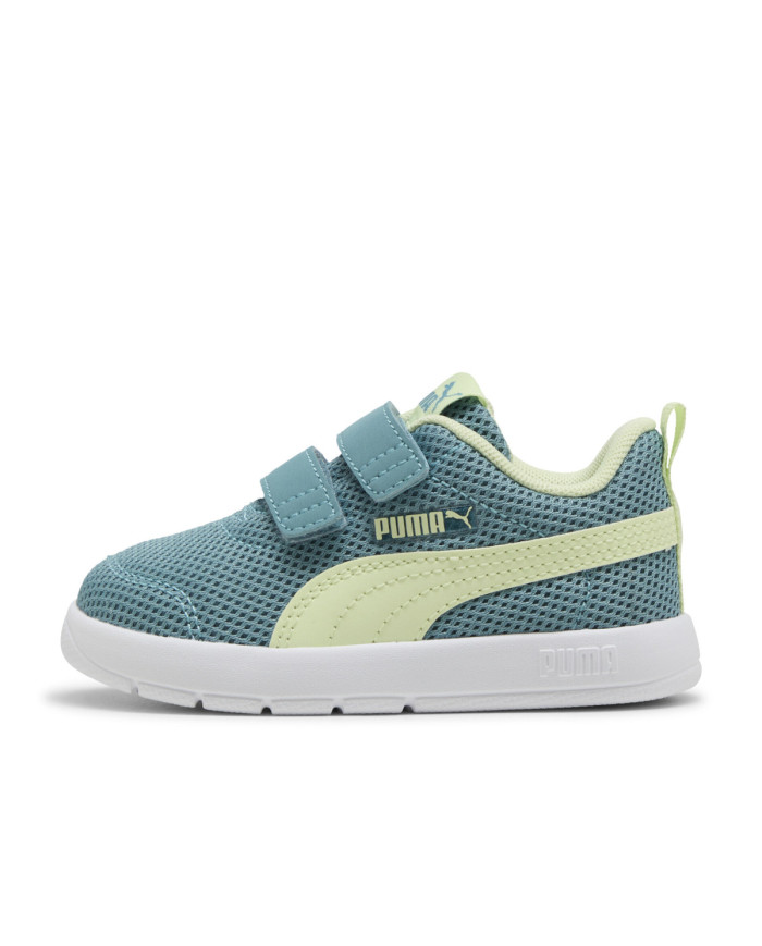 Buty Puma COURTFLEX V3 MESH INF 39808620 Zielone - Sklep online Mastersport