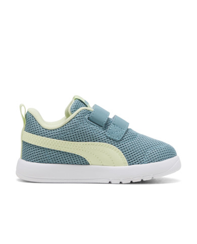Buty Puma COURTFLEX V3 MESH INF 39808620 Zielone - Sklep online Mastersport