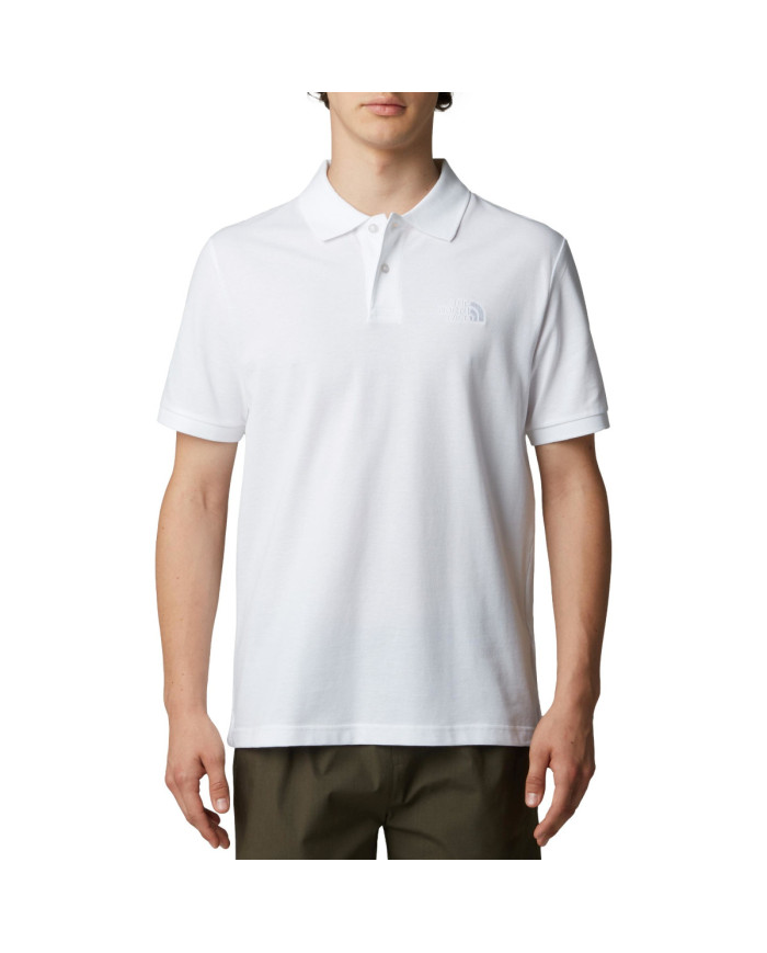 Koszulka męska The North Face M ESS RG POLO TEE NF0A8C1PFN4 Biała - Sklep online Mastersport