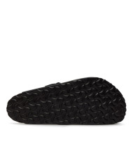 Klapki męskie Birkenstock BOSTON LEATHER UNISEX REGULAR 0060191 Czarne - Sklep online Mastersport