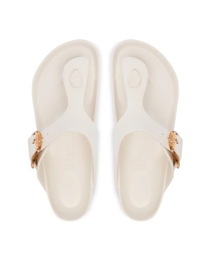 Klapki damskie Birkenstock GIZEH BIG BUCKLE EVA UNISEX REGULAR 1031366 Białe - Sklep online Mastersport