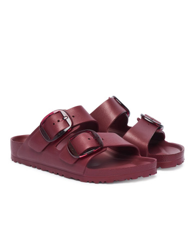 Klapki damskie Birkenstock ARIZONA BIG BUCKLE EVA UNISEX NARROW 1033115 Czerwone - Sklep online Mastersport