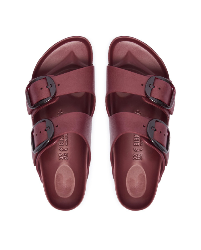 Klapki damskie Birkenstock ARIZONA BIG BUCKLE EVA UNISEX NARROW 1033115 Czerwone - Sklep online Mastersport