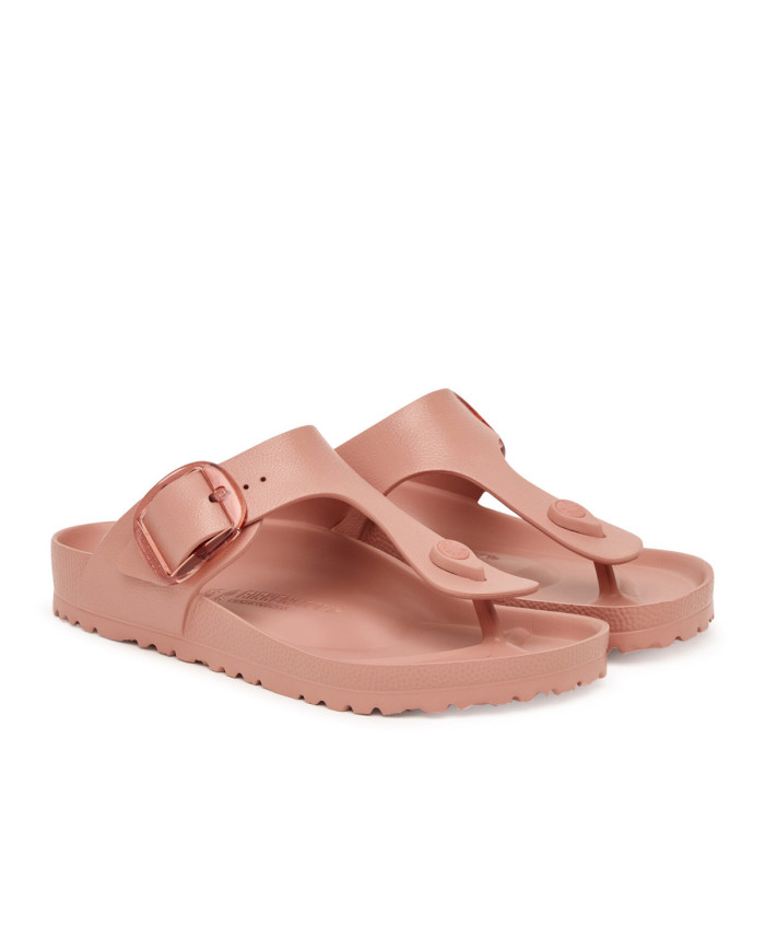 Klapki damskie Birkenstock GIZEH BIG BUCKLE EVA UNISEX REGULAR 1033168 Różowe - Sklep online Mastersport