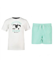 Dres dziecięcy Champion SET 306052WW001 Biały - Sklep online Mastersport