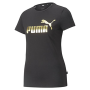 Koszulka Puma ESS+ METALLIC LOGO TEE XS Czarny
