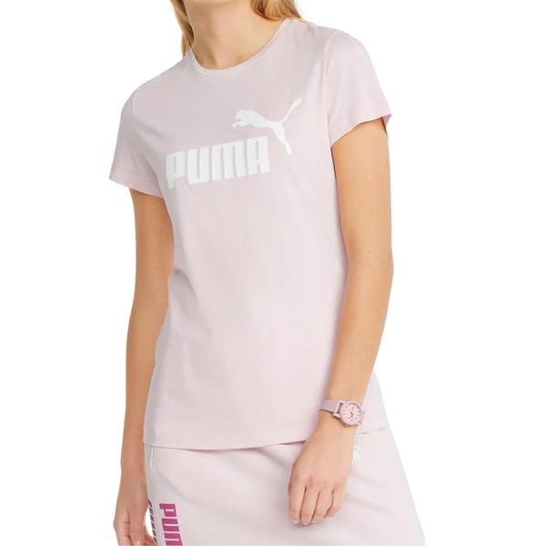 Koszulka-puma-ess-logo-tee-s-s-rozowy